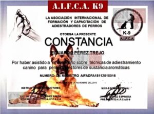 Experiencia de instructor Canino Eduardo Pérez en Centro Integral Canino Ixtapaluca 2